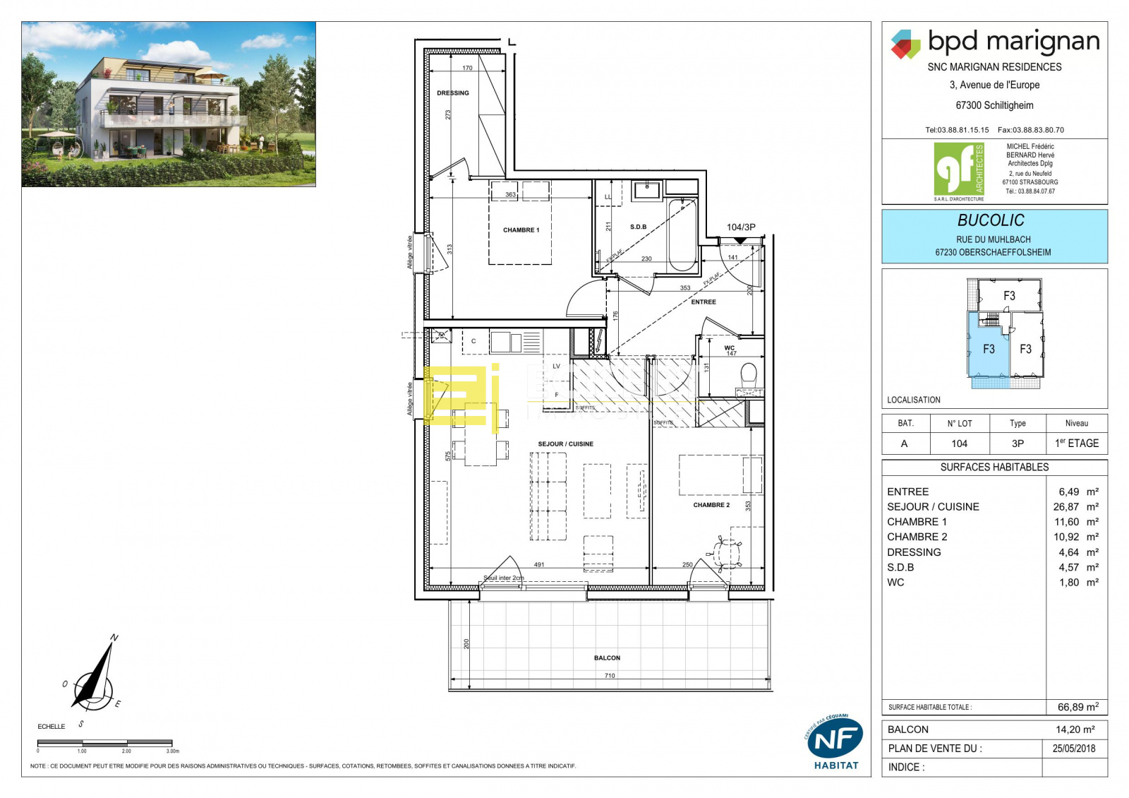 Image_, Appartement, Oberschaeffolsheim, ref :obrsch