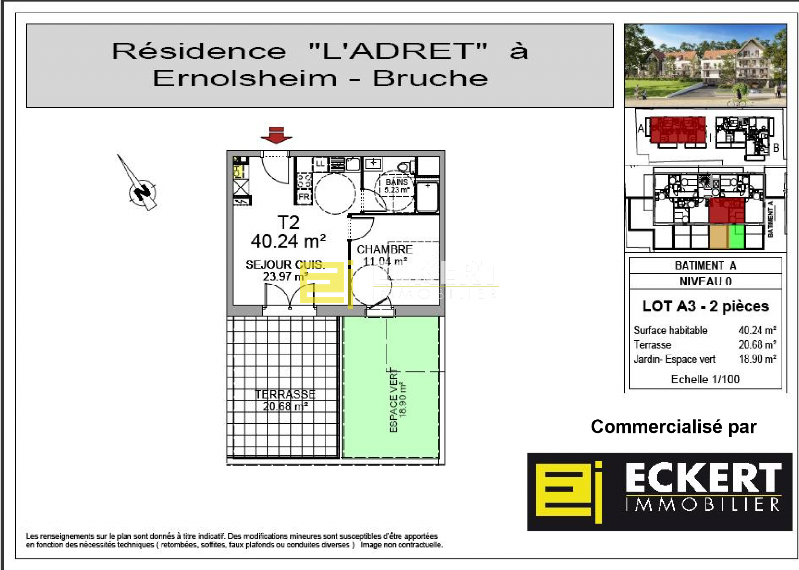 Image_, Appartement, Ernolsheim-Bruche, ref :a03adret